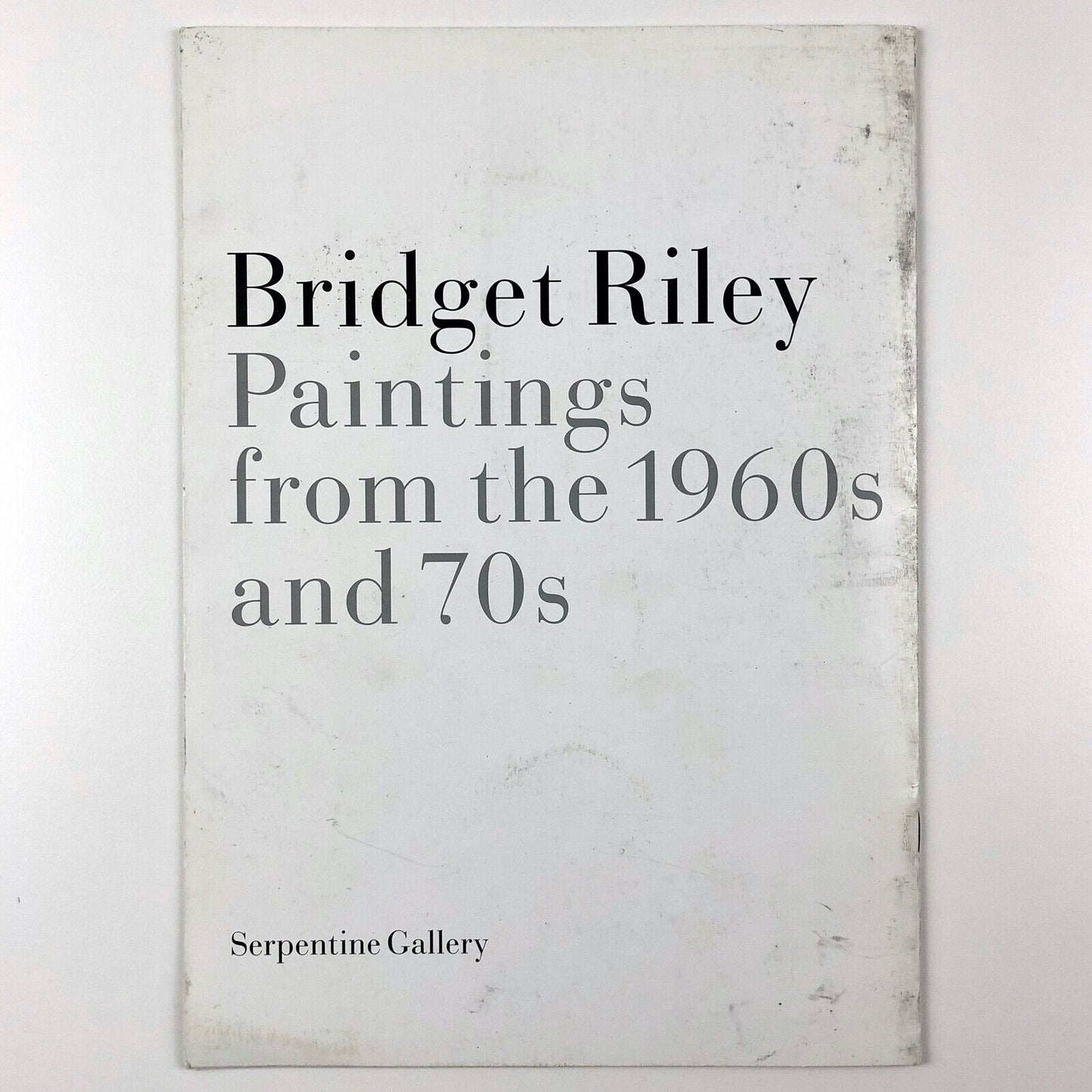 Bridget Riley: Paintings from the 1960s and 70s | Serpentine Gallery exhibition booklet, 1999