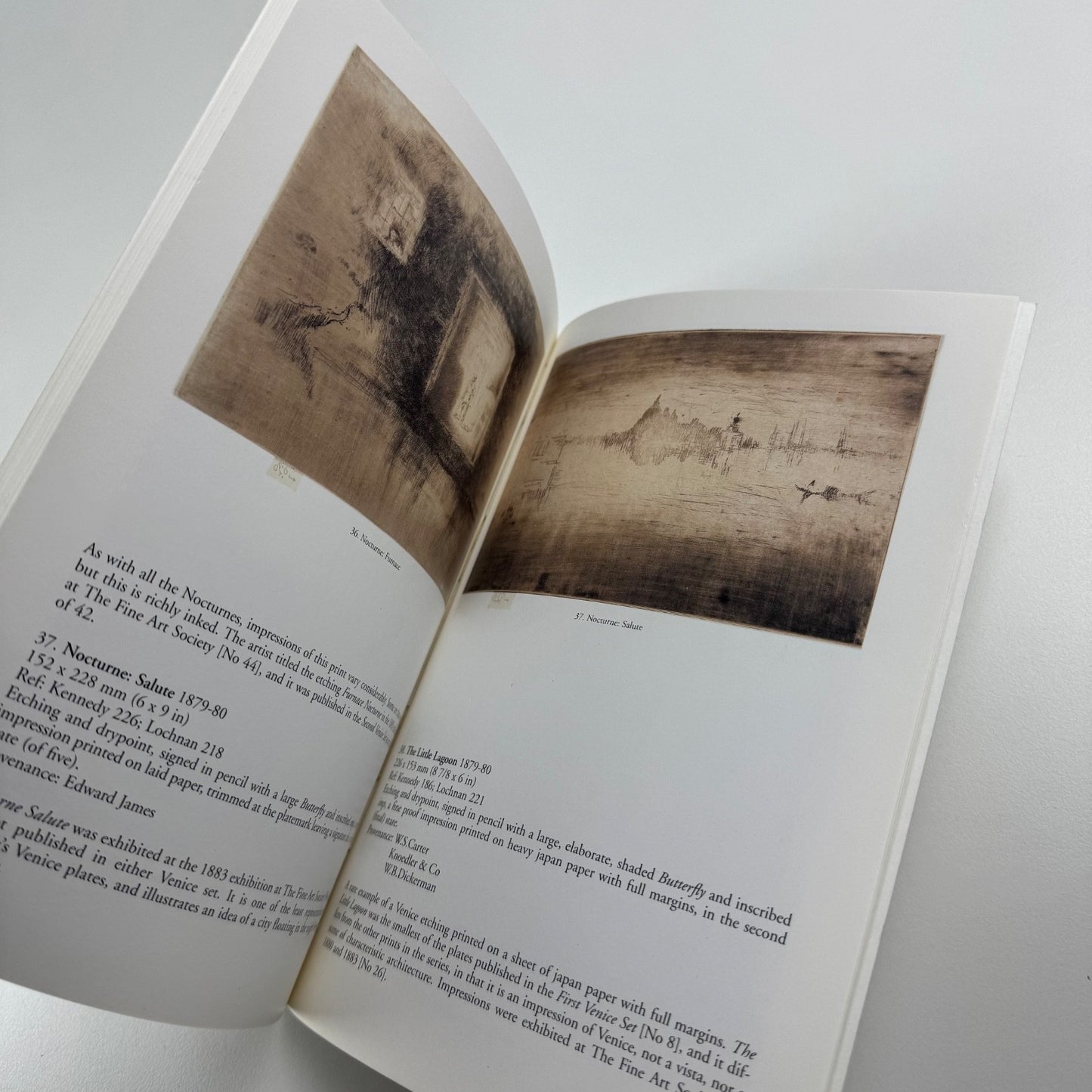 James McNeill Whistler. Forty etchings & drypoint Venice and other subjects | Fine Art Society 1994