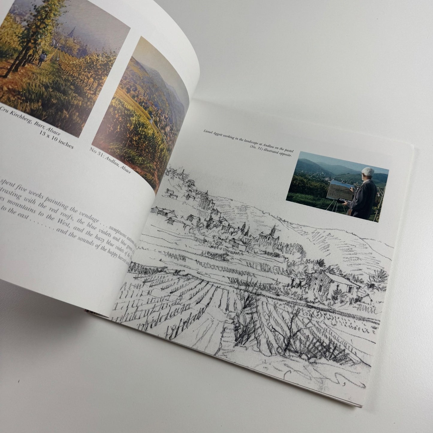 At Home and Abroad. The Pastel Landscapes of Lionel Aggett | John Davies Gallery, 1996