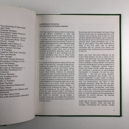 Lawrence Gowing | Serpentine Gallery, Arts Council | Catalogue design Gordon House 1963