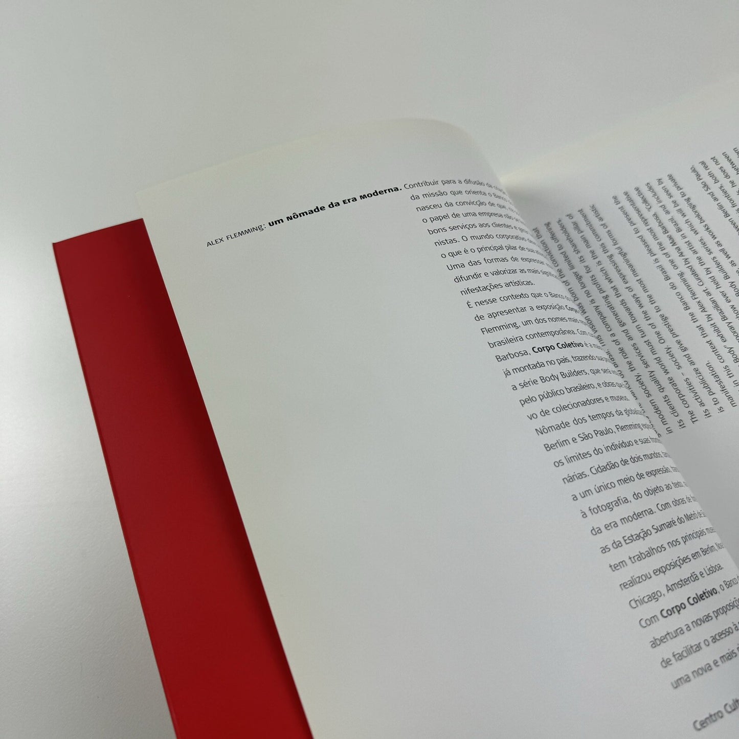 Alex Flemming | Corpo Coletivo | Centro Cultural, Banco de Brasil 2001 catalogue