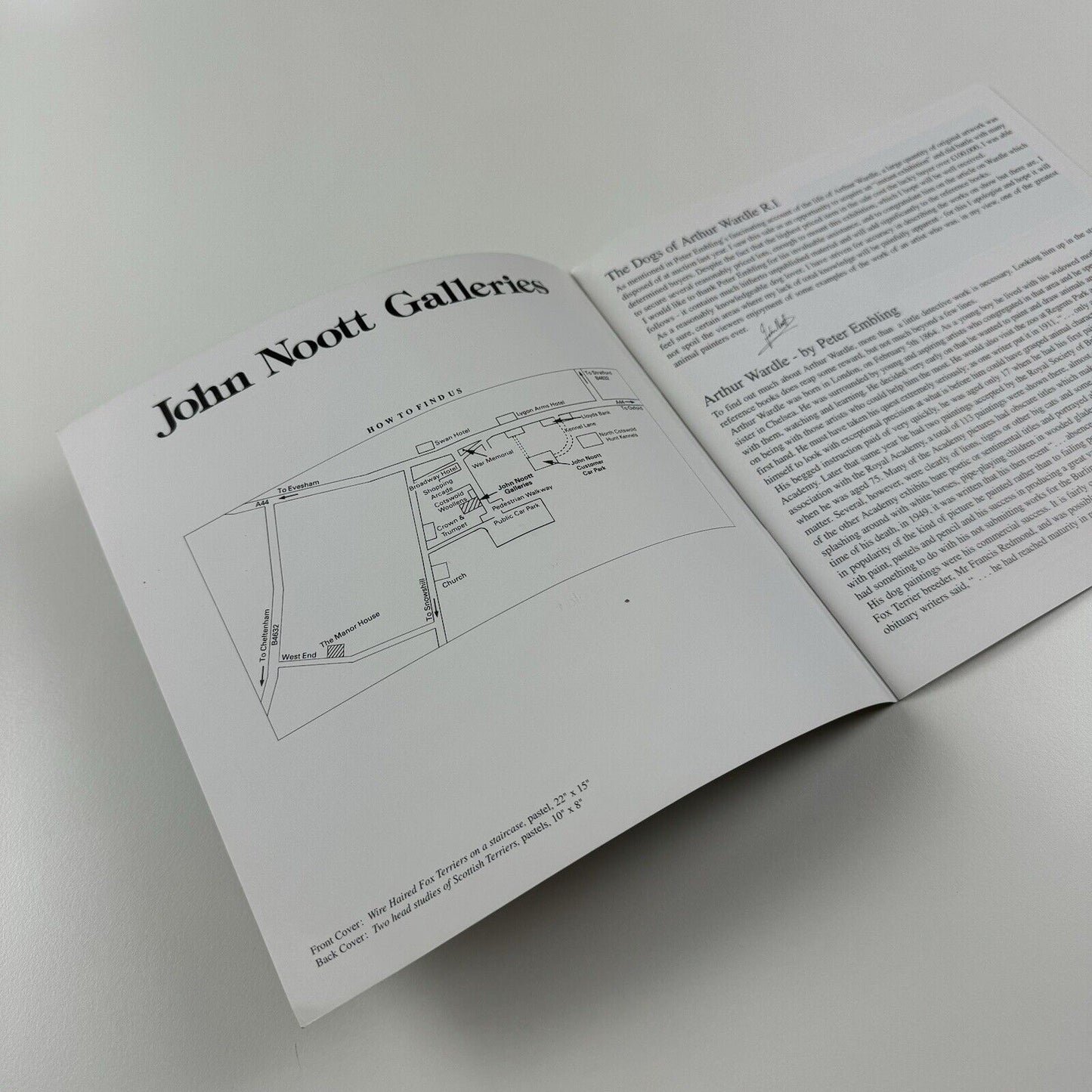 The Dogs of Arthur Wardle R.I. | John Noott Galleries | Undated exhibition catalogue booklet