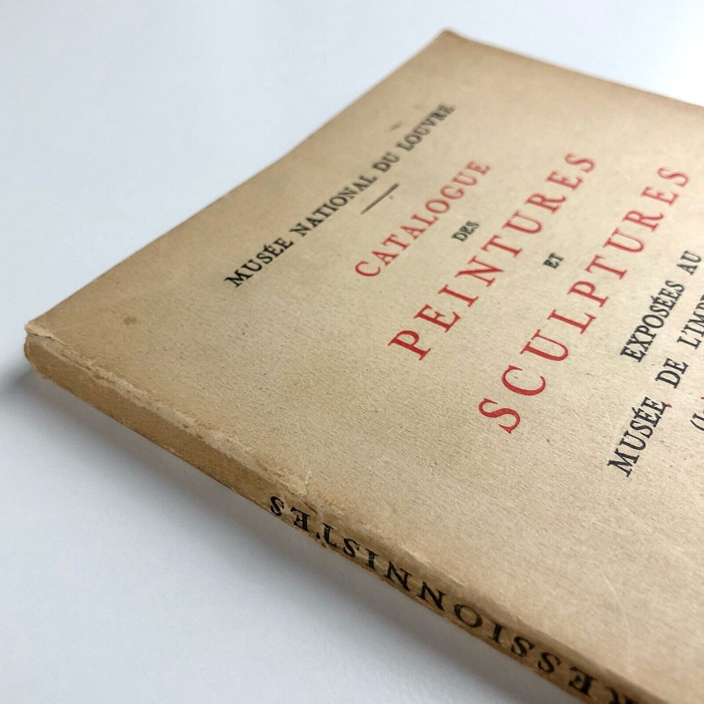 Catalogue des Peintures et Sculptures | Musée National du Louvre Paris, 1947