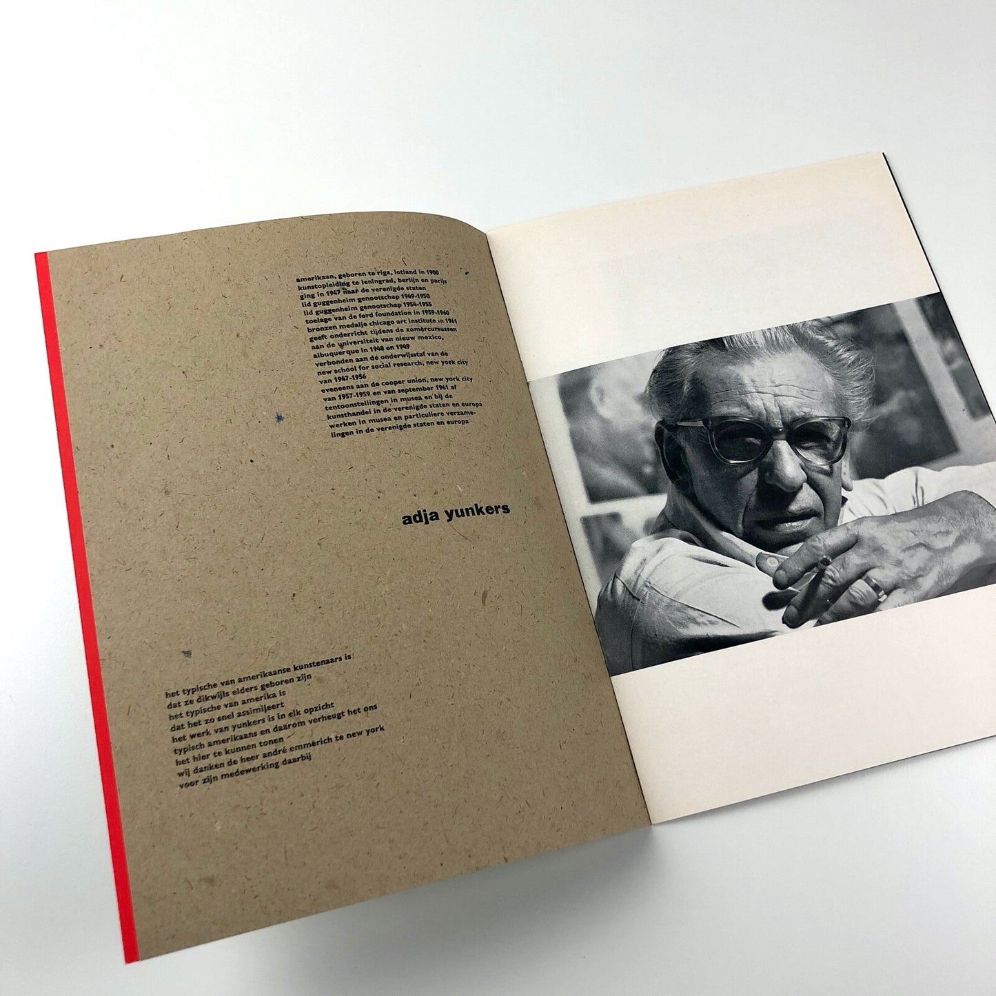 Adja Junkers | Stedelijk Museum exhibition catalogue, 1962