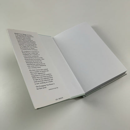 The Evergreen Tea House – A Hong Kong Novel by David T.K. Wong | Muse, 2003 | Inscribed by the author