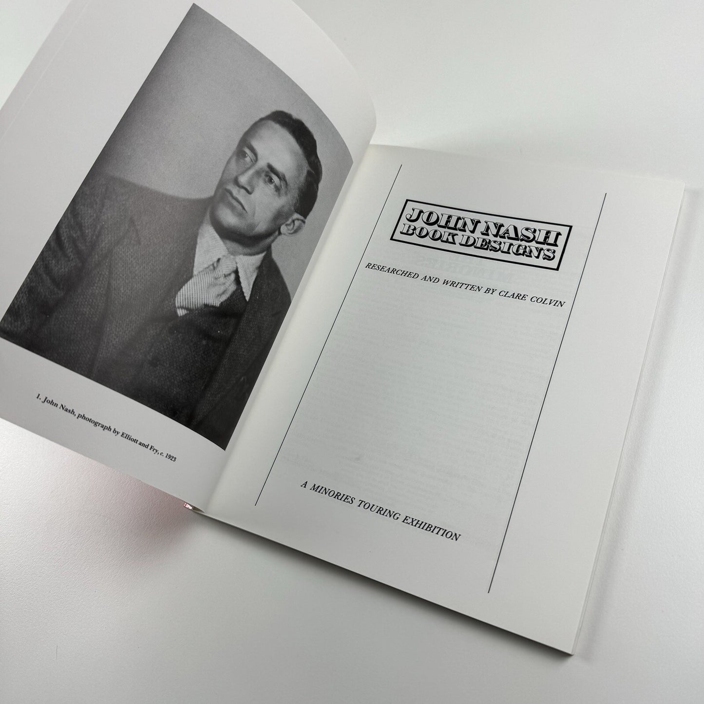 John Nash – Book Designs | By Clare Colvin | Minories Touring exhibition, 1986