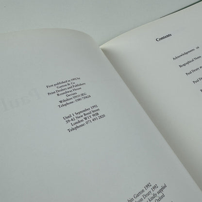 The Catalogue Raisonné of the Prints of Paul Durry 1903-1987 by Robin Garton | Garton & Co, 1992 + prospectus and order form