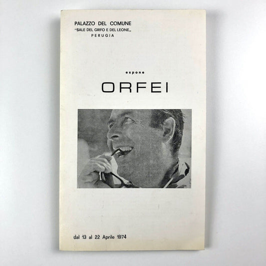 Espone [Bruno] Orfei | Palazzo del Comune Perugia | Fold-out leaflet, 1974