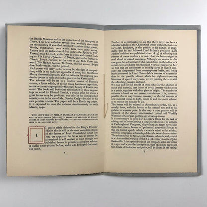 The first prospectus of The King’s Printers’ Editions 1930 Eyre & Spottiswoode