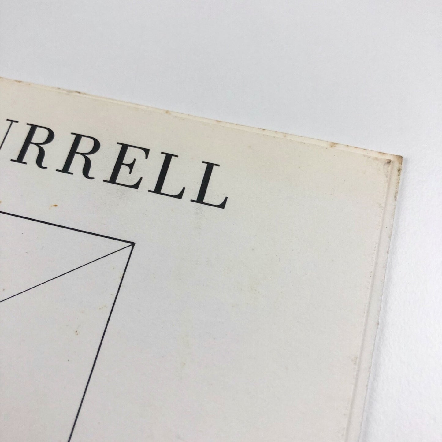 James Turrell | Hayward Gallery, London 1993 | Folded promotional card