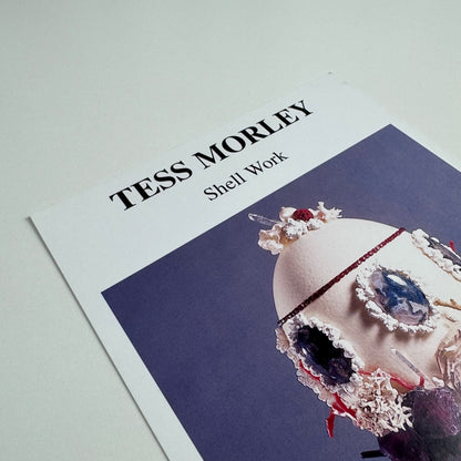 Promotional card for Tess Morley. Shell Work | The Barnsdale Gallery 2005