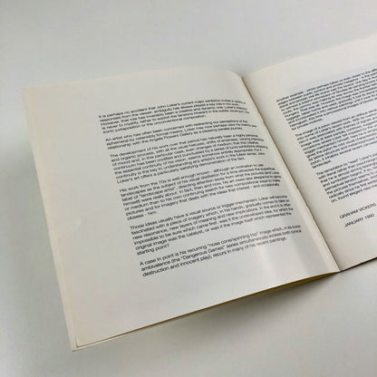 John Loker | Flowers East 1990 exhibition catalogue