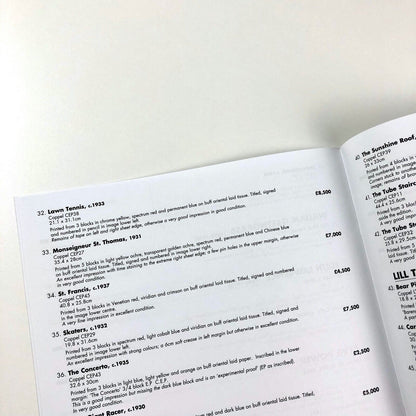 The Cutting Edge of Modernity. Linocuts of the Grosvenor School | Scolar Fine Art, 2002