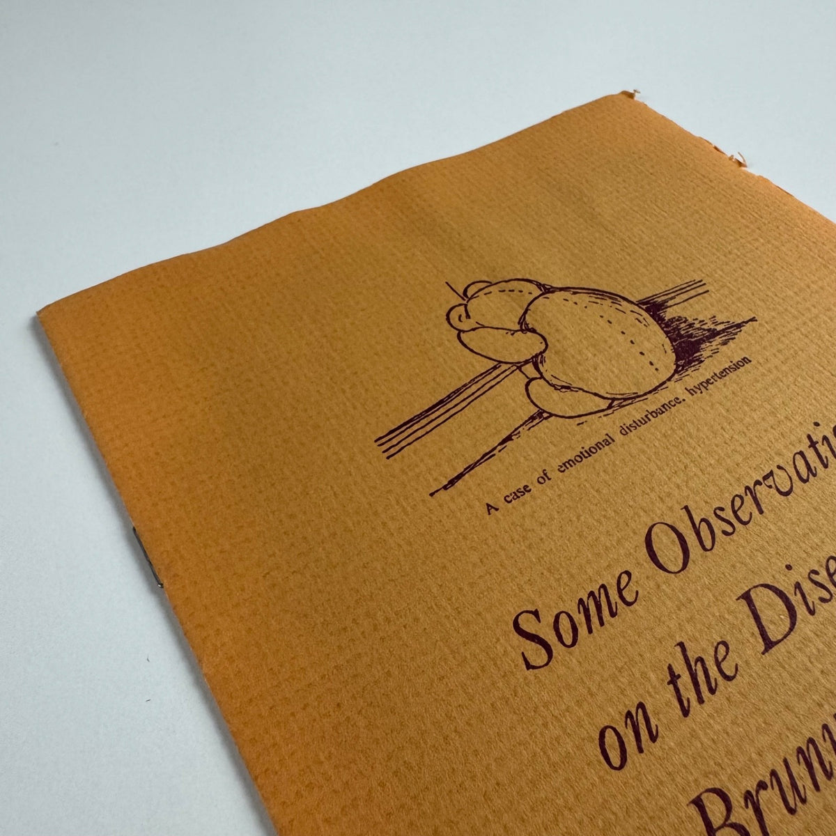 Some Observations on the Diseases of Brunus edwardii (Species nova) by D.K. Blackmore. Printed for Heal's Books & Prints by The Whittington Press 1972 third impression