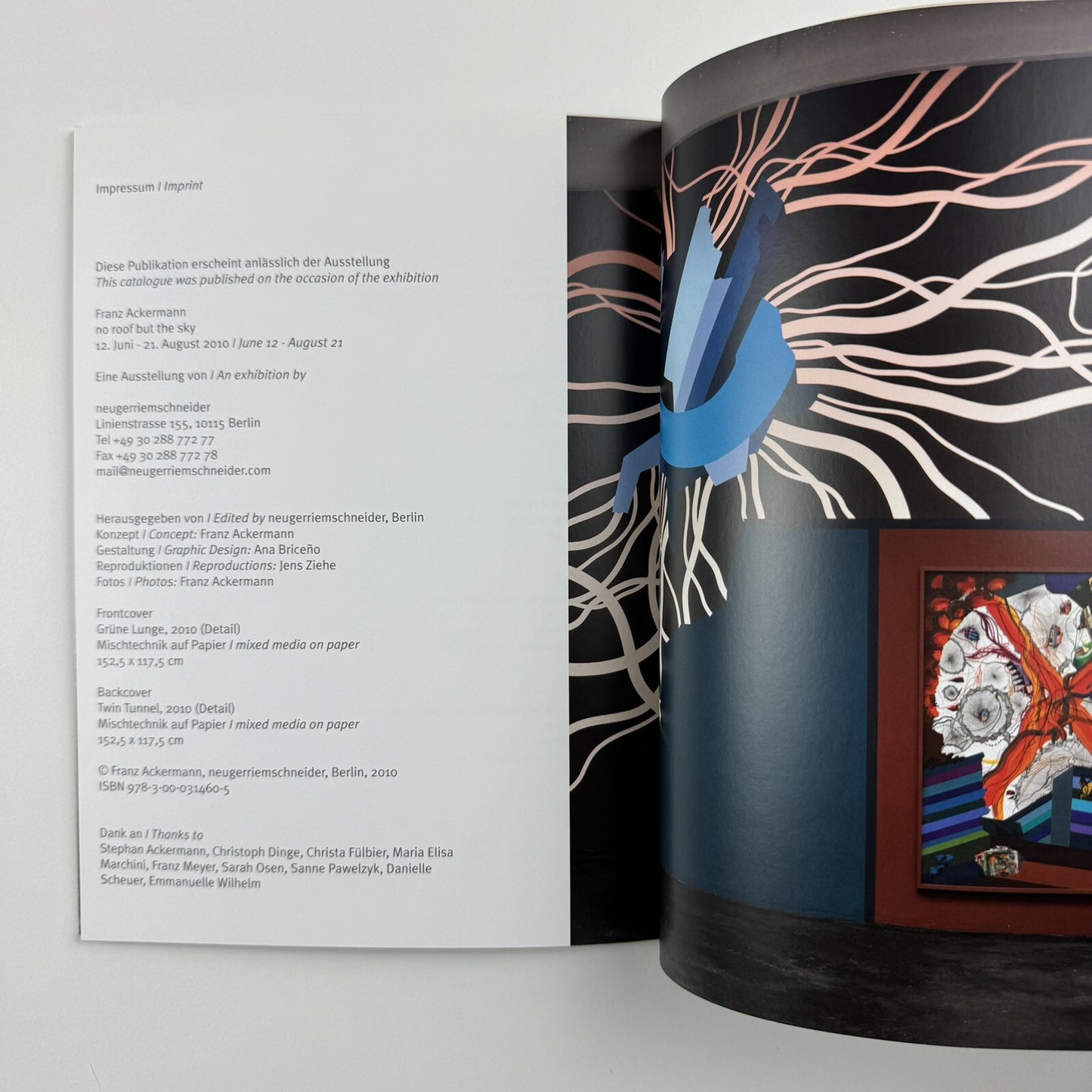 Franz Ackermann no roof but the sky | Neugerriemschneider, 2010 catalogue