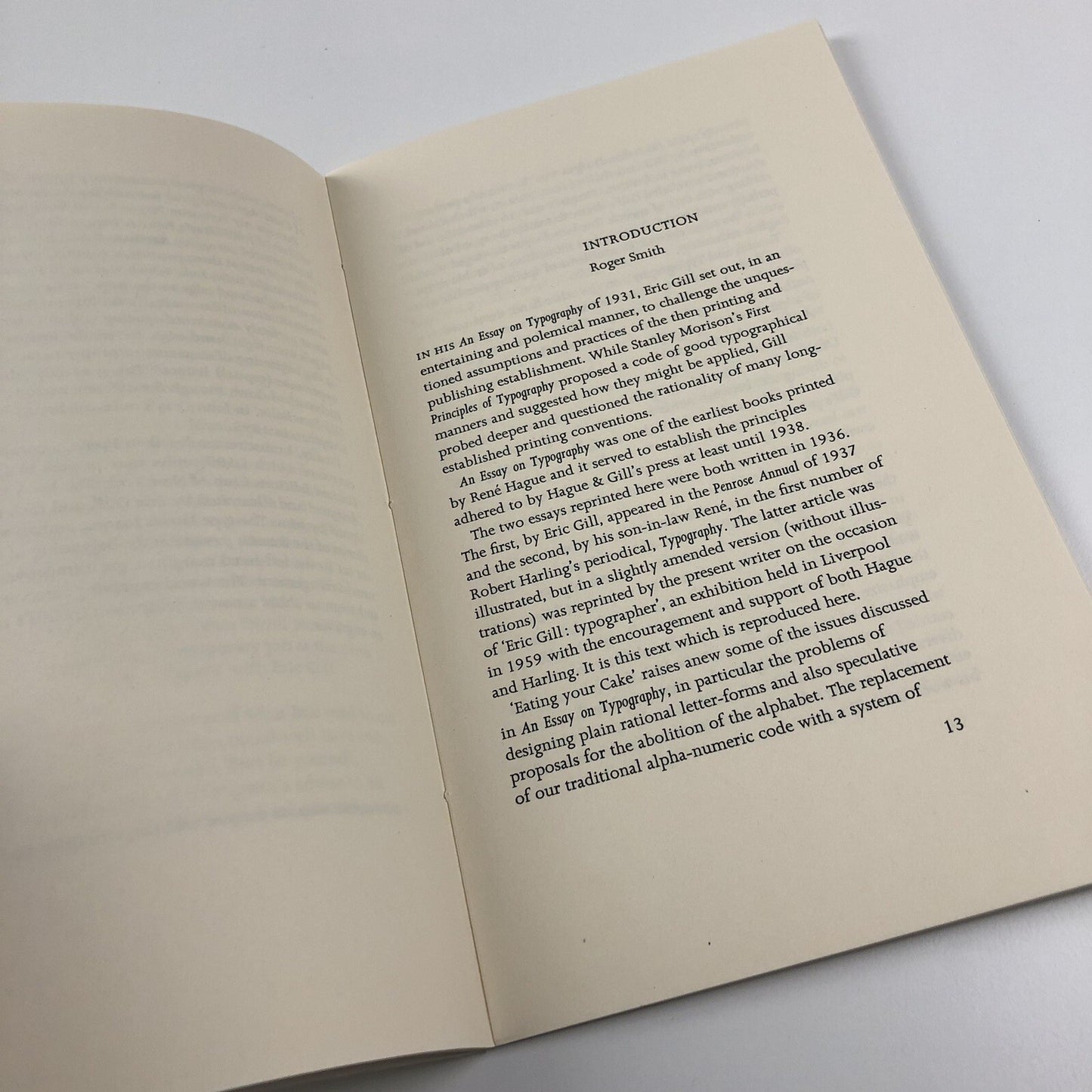 Hague and Gill on Printing | The Aylesford Press | 1993 softback edition