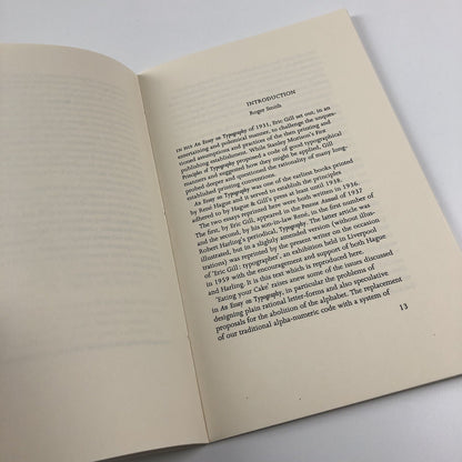 Hague and Gill on Printing | The Aylesford Press | 1993 softback edition