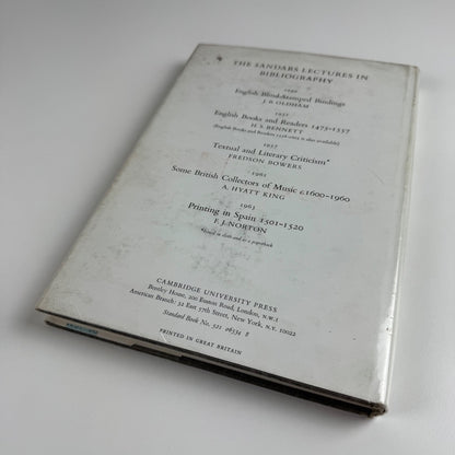 Visible Words by John Sparrow | Cambridge University Press, 1978