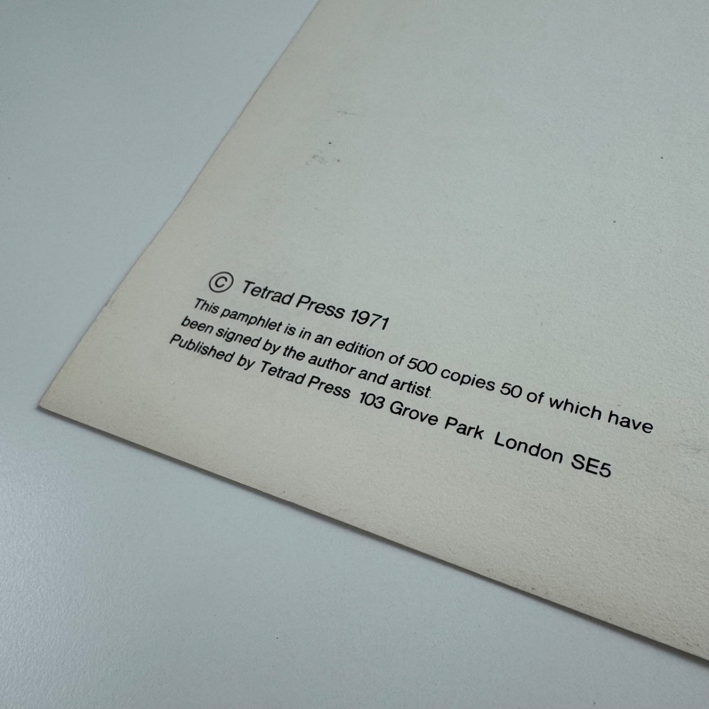 Lesbia Waltz by Tom Phillips | Tetrad Press, 1971 limited edition