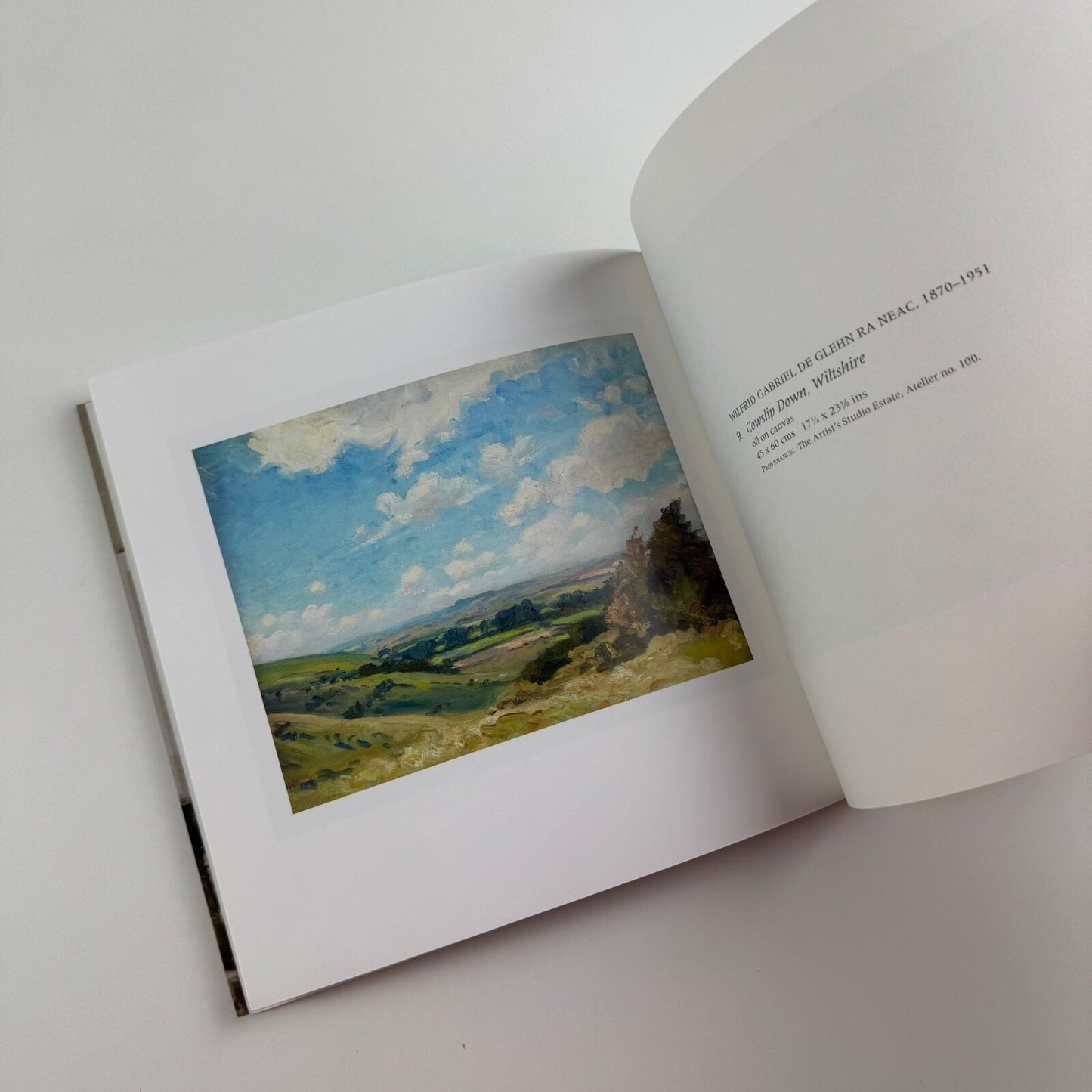 Wilfrid and Jane de Glehn. The Wiltshire Landscapes | Messum's, 2013