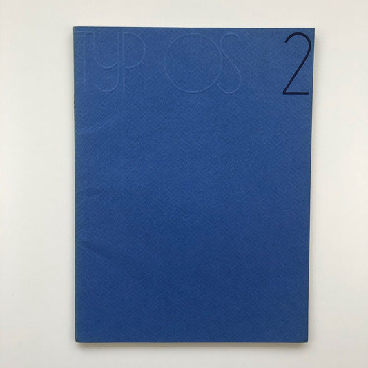 Typos 2 An International Journal of Typography | edited by F.W. Lambert | London College of Printing, c. 1980