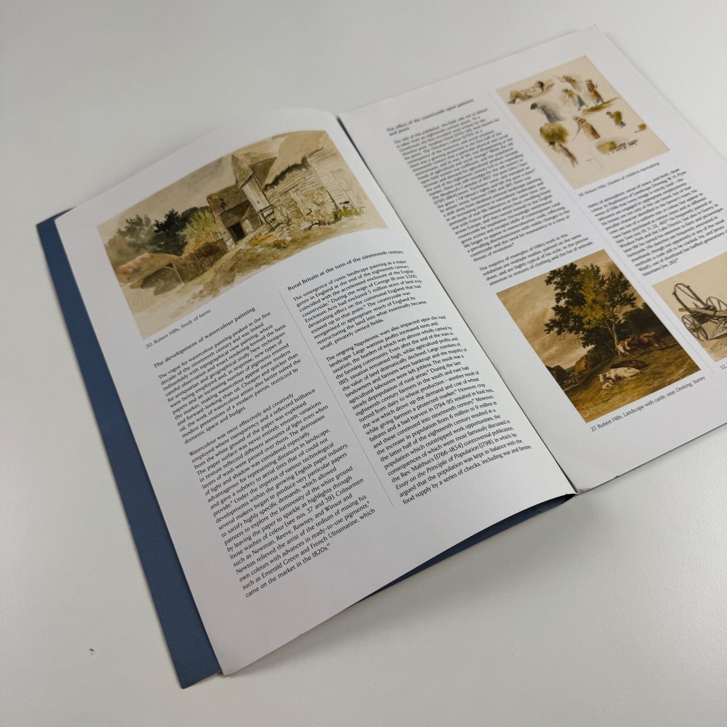 'The field calls me to labour'. Watercolours of nineteenth-century rural Britain by Robert Hills Fitzwilliam