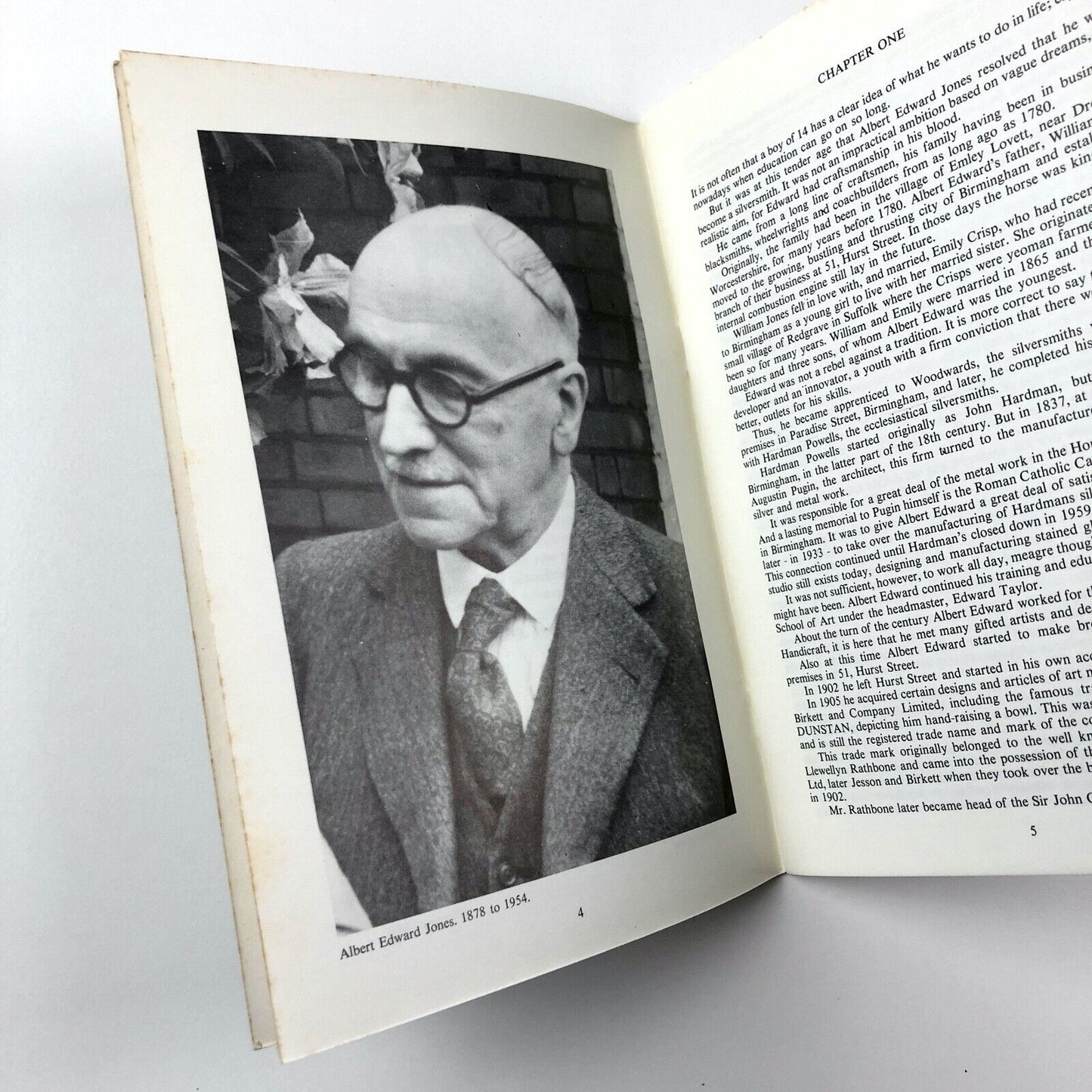 A. [Albert] Edward Jones Master Silversmith of Birmingham by Arthur Sutton, 1980