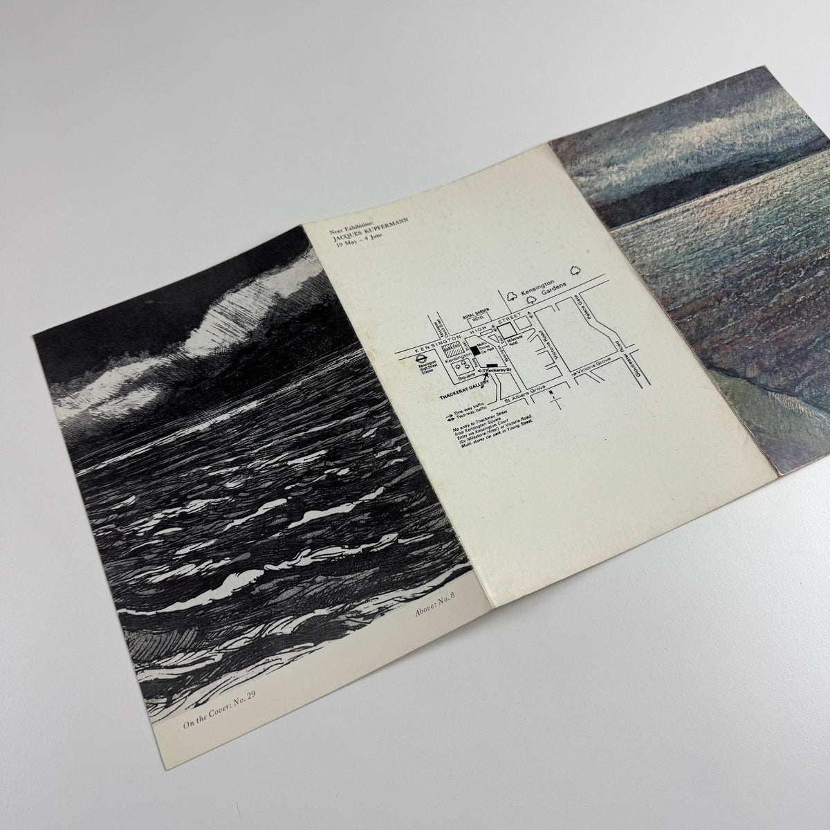 Folding card Peter Coker | Thackeray Gallery, 1976