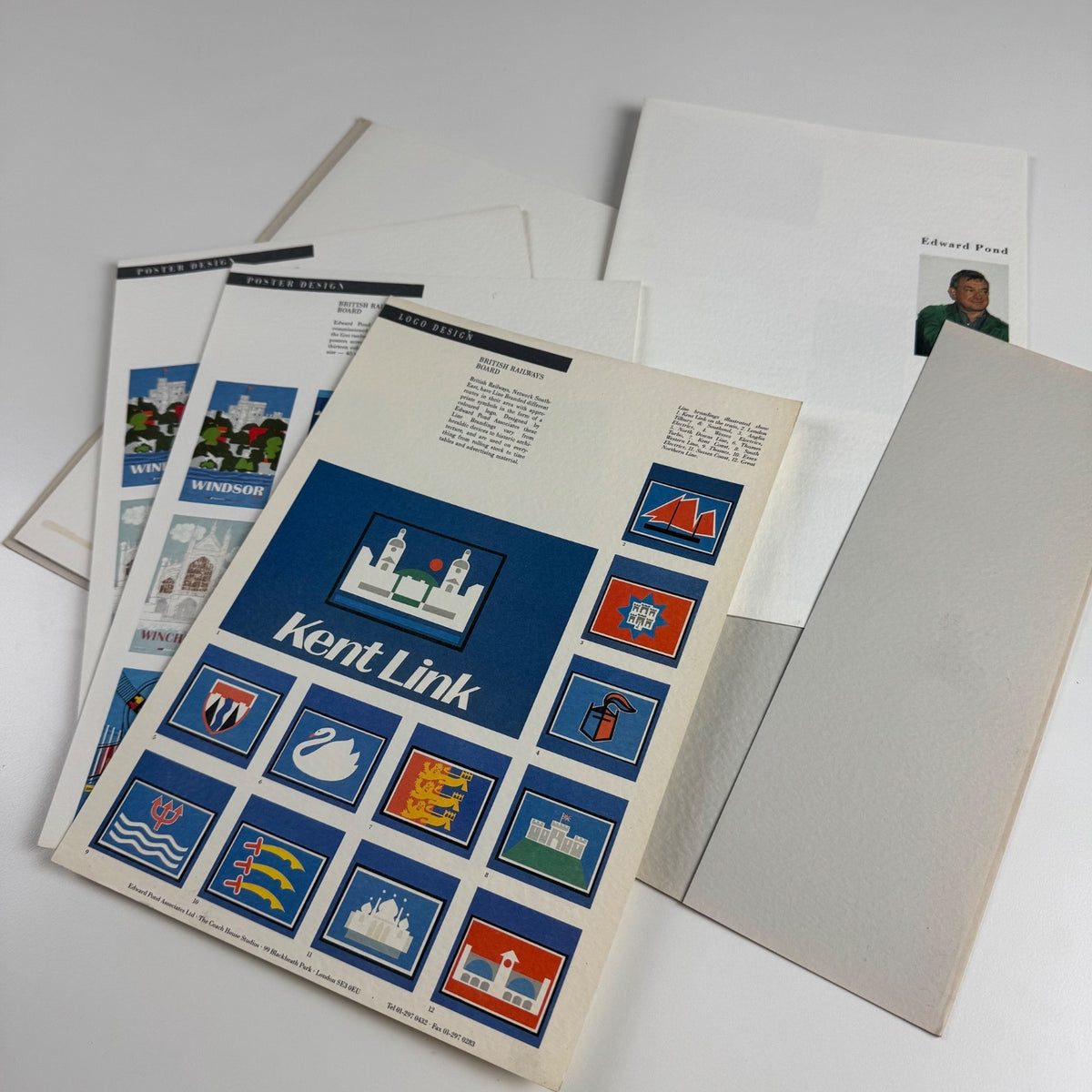 Edward Pond Associates folder of work & exhibition Blackheath School of Art 1990