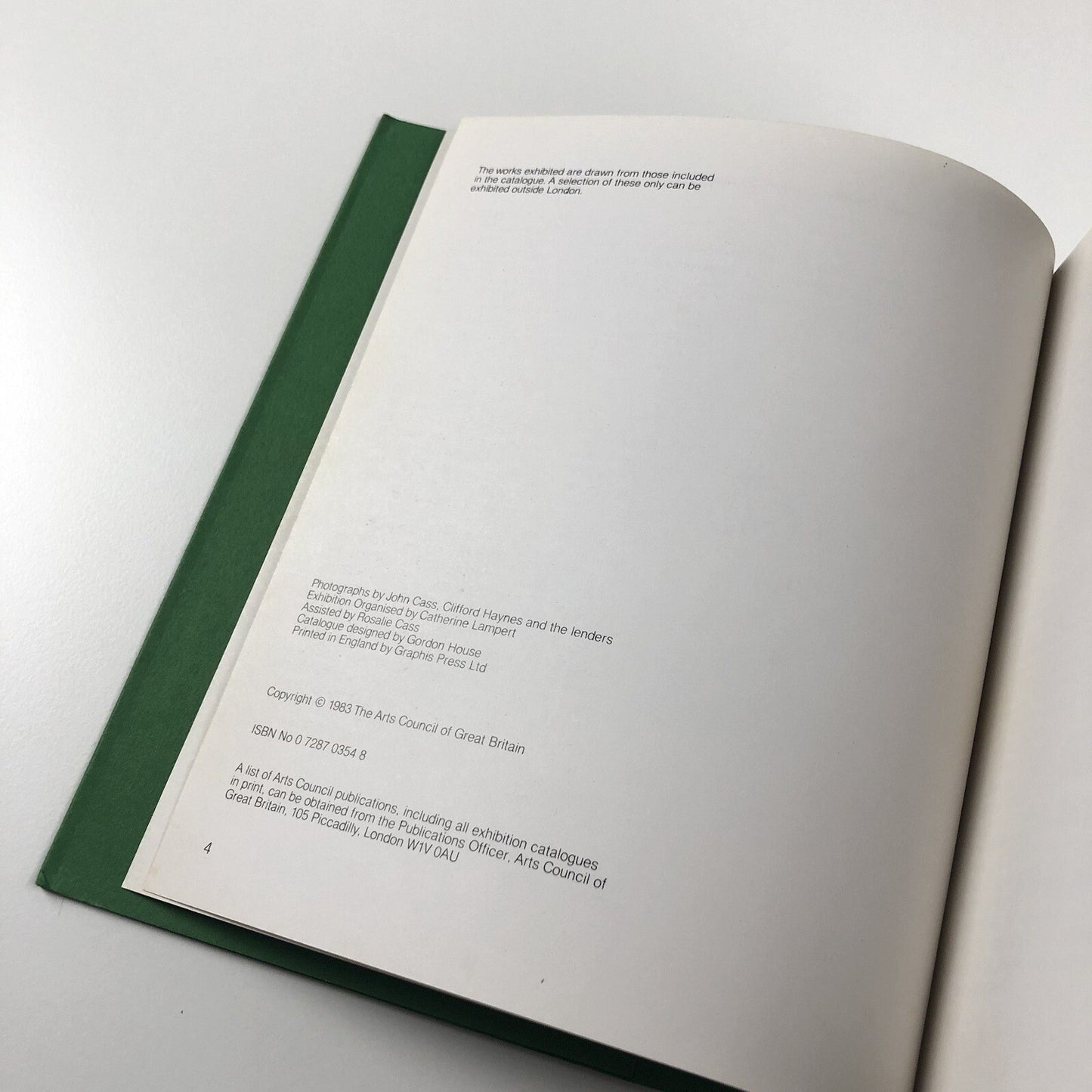 Lawrence Gowing | Serpentine Gallery, Arts Council | Catalogue design Gordon House 1963