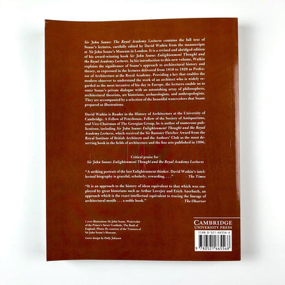 Sir John Soane. The Royal Academy Lectures | Edited by David Watkins, 2000