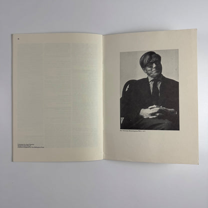 Drawings and Paintings by Sir Thomas Monnington Royal Academy of Arts 1977 catalogue design Gordon House
