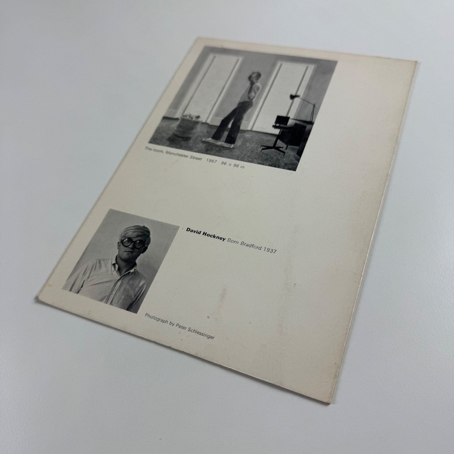 Folding card David Hockney | Kasmin Limited, London, 1968