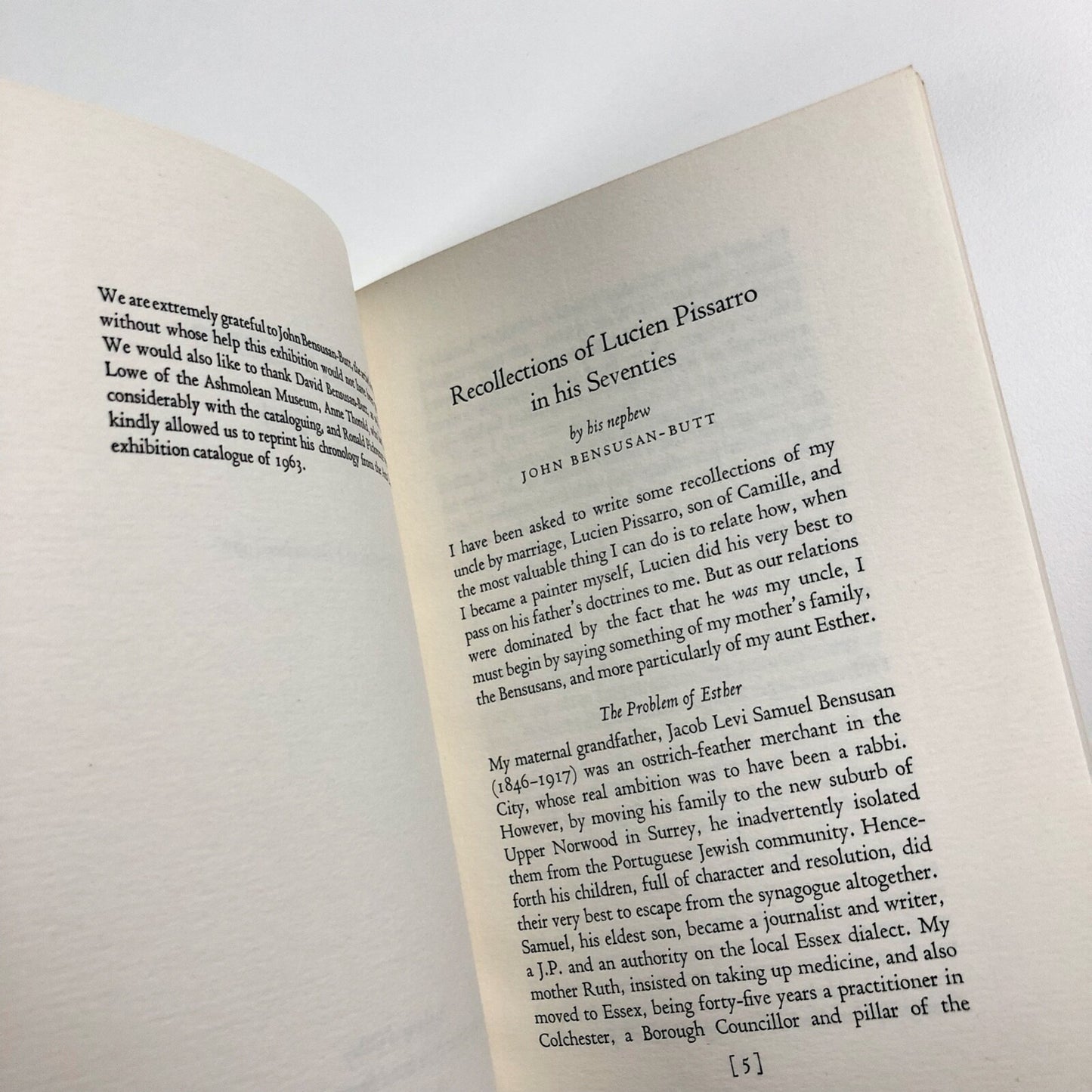 Lucien Pissarro 1863-1944 | Anthony d'Offay exhibition catalogue, 1977