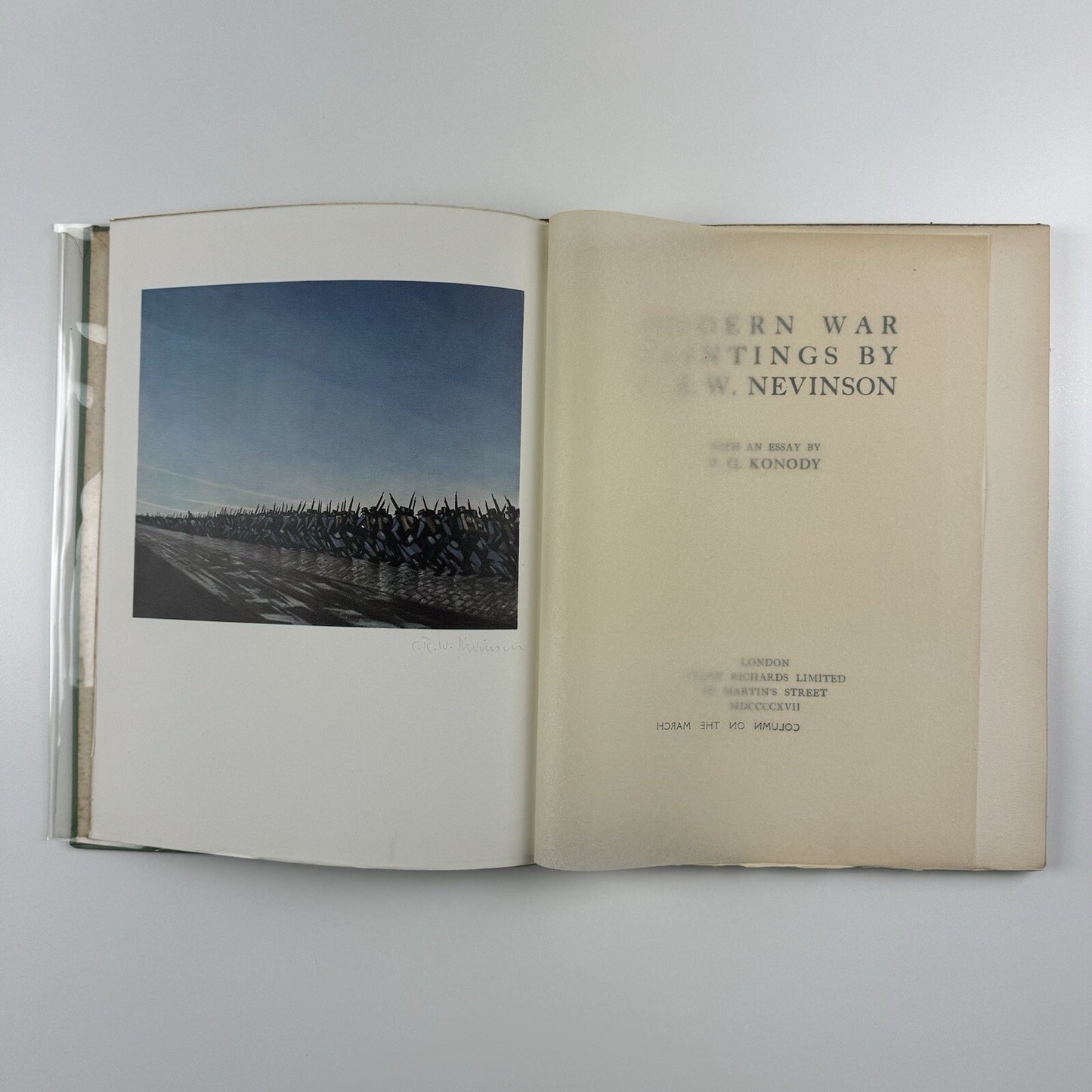 Modern War – C.R.W. Nevinson | Grant Richards Ltd, 1917 | Intro P. G. Konody