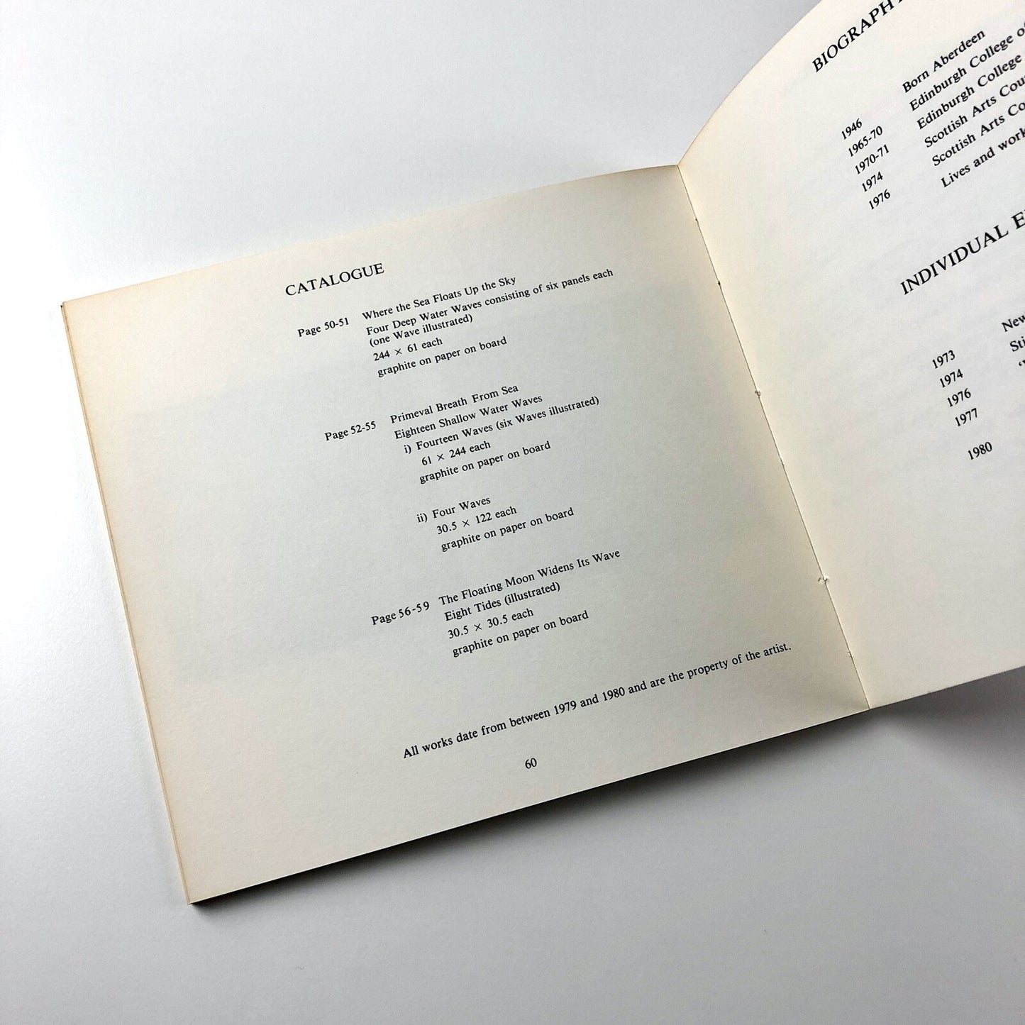 Watermarks: Robert Callender, and Elizabeth Ogilvie | Scottish Arts Council, 1980