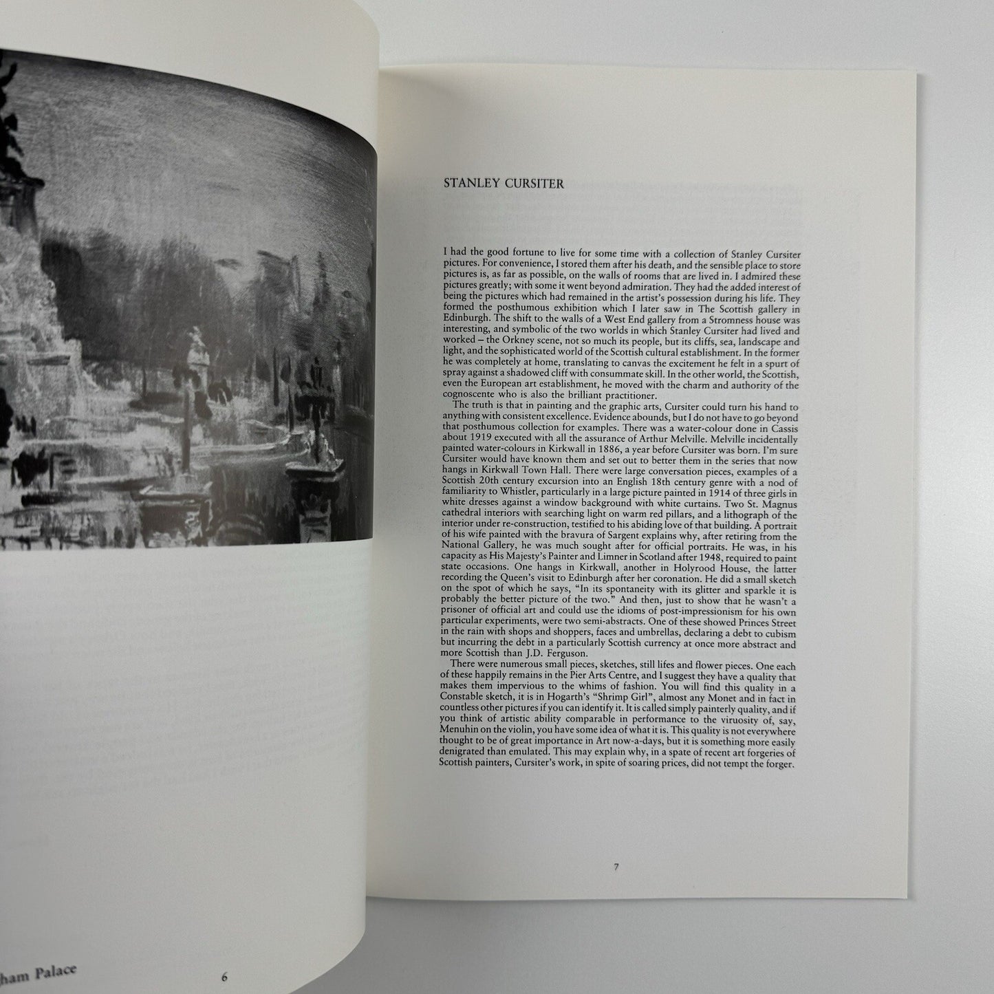 Stanley Cursiter – Centenary Exhibition | Pier Arts Centre Stromness, 1987