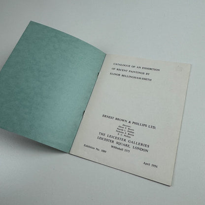 Elinor Bellingham-Smith. Recent Paintings | Leicester Galleries, April 1956