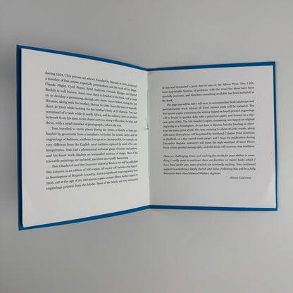 Prospectus Tom Chadwick & the Grosvenor School of Modern Art | Fleece Press 2012