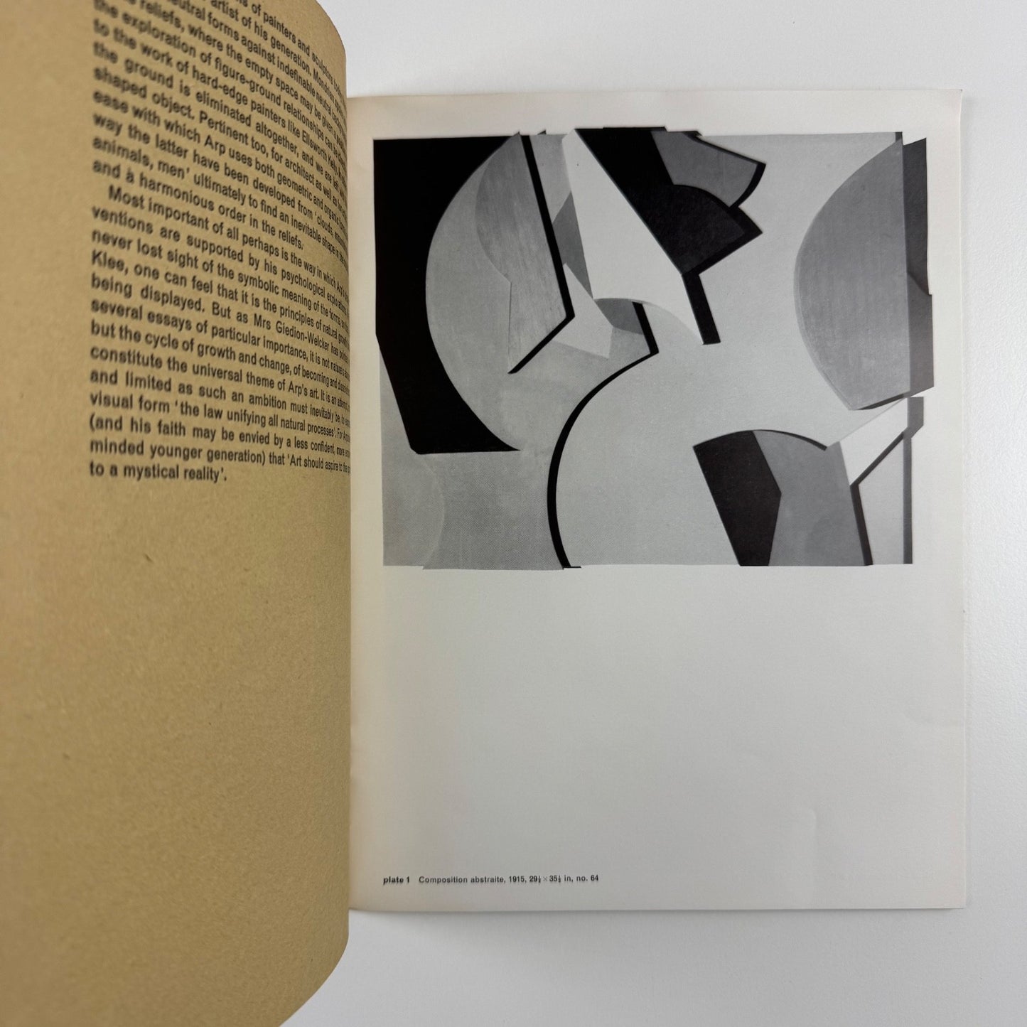 Jean Arp sculpture, reliefs, paintings, collages, tapestries Arts Council 1962