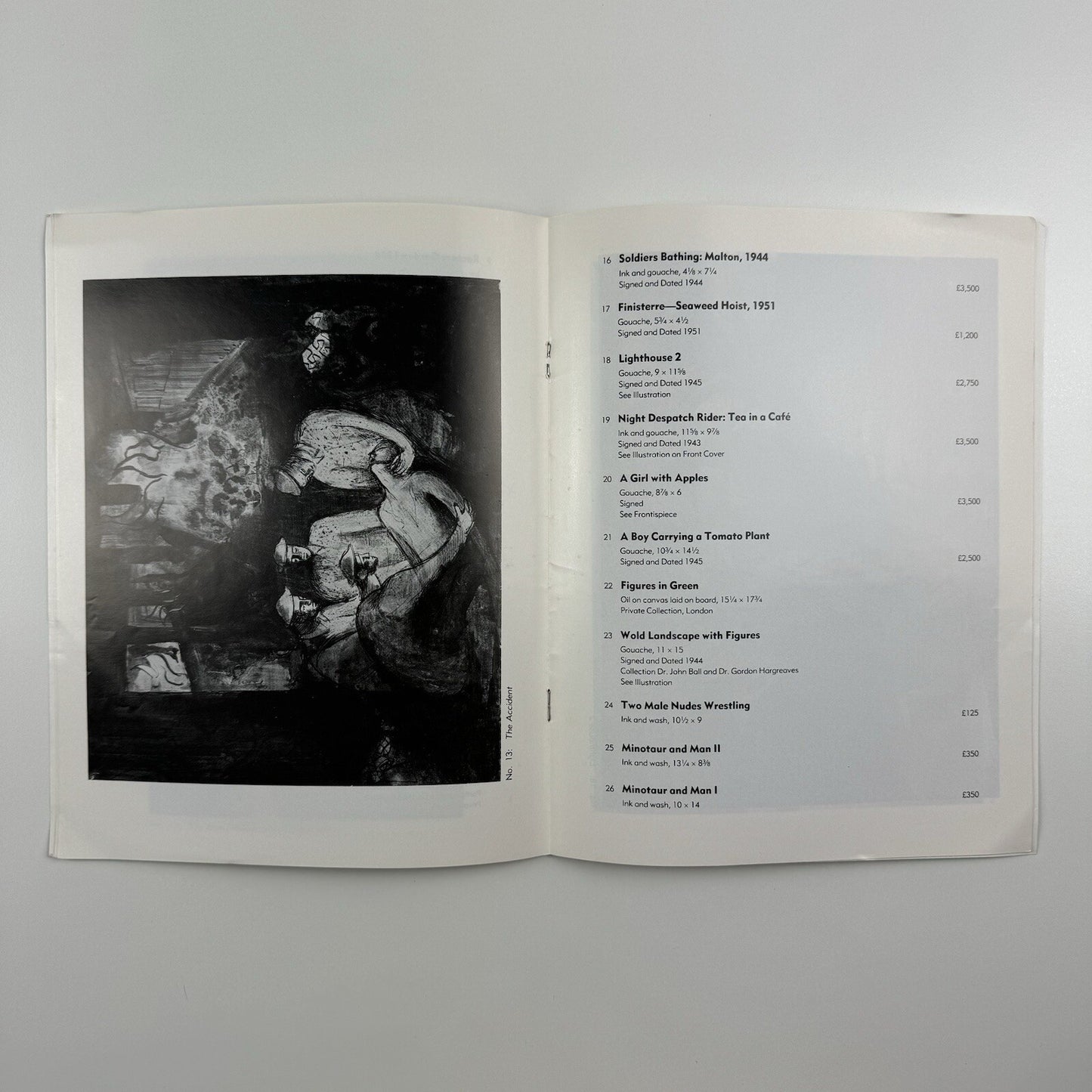 Keith Vaughan Early drawings & gouaches 1940-55 | Agnew London catalogue, 1985