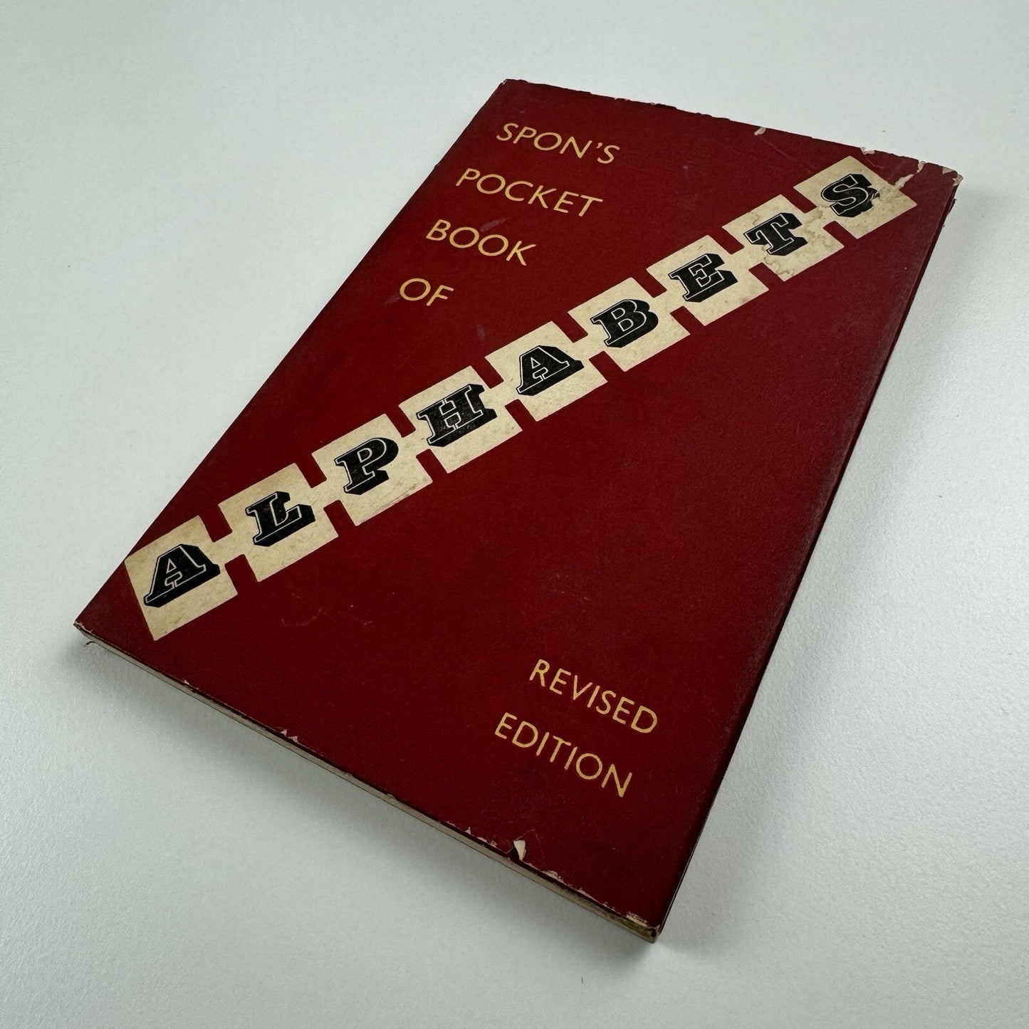 Spon’s Pocket Book of Alphabets | Revised edition, 1956