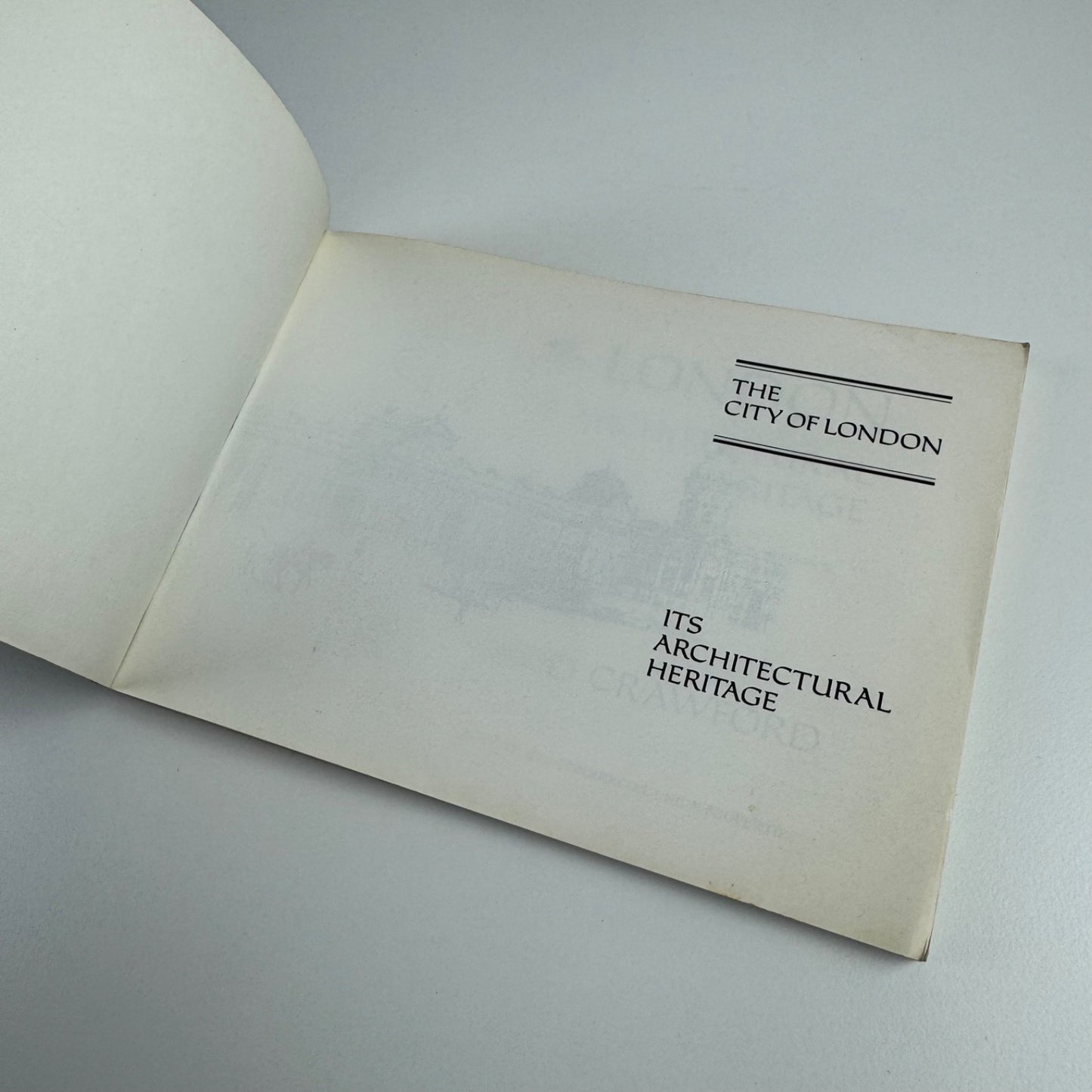 The City of London its architectural heritage by David Crawford | Woodhead-Faulkner, Commercial Union, 1976