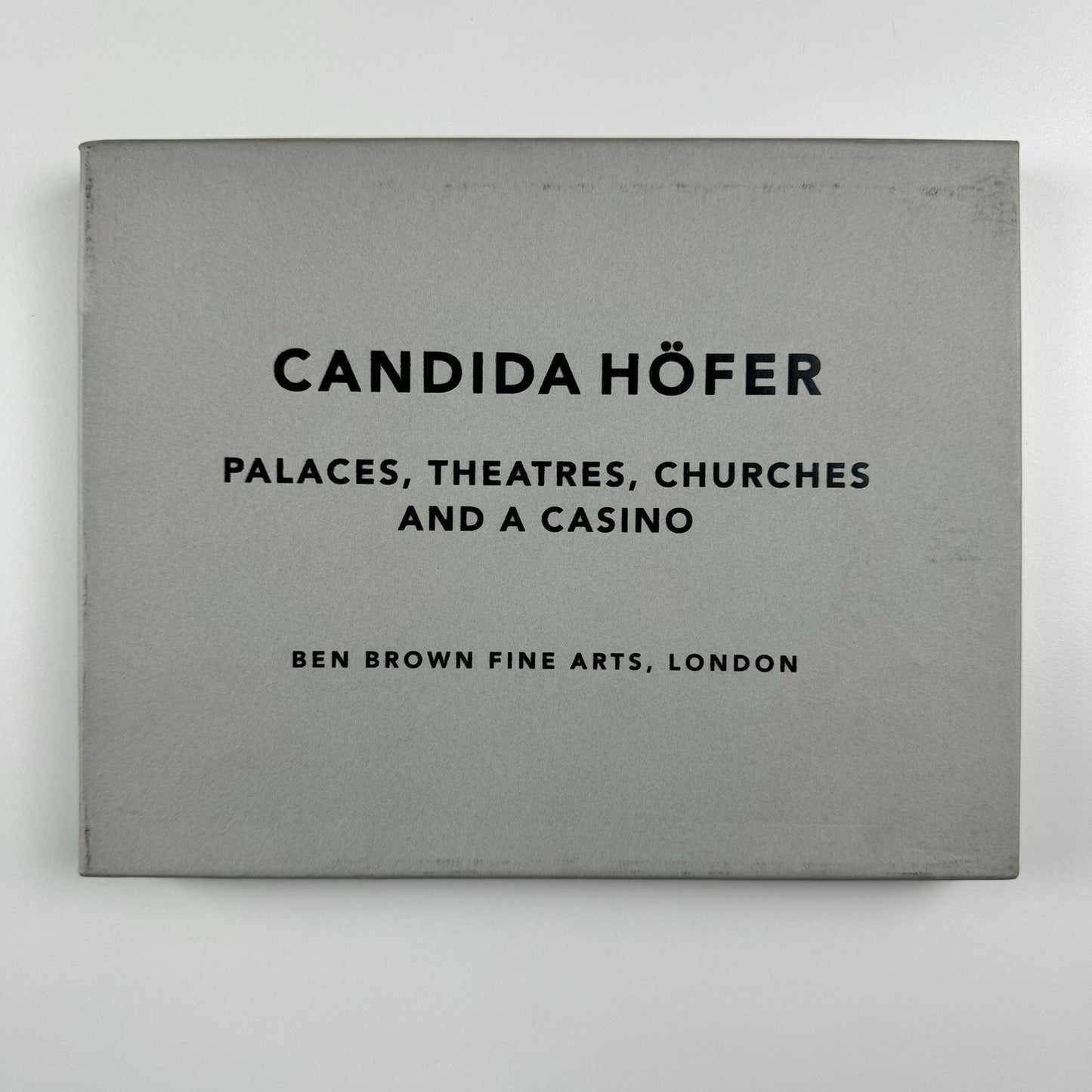 Candida Höfer – Palaces, Theatres, Churches and a Casino | Ben Brown Fine Arts | Box of postcards, 2007