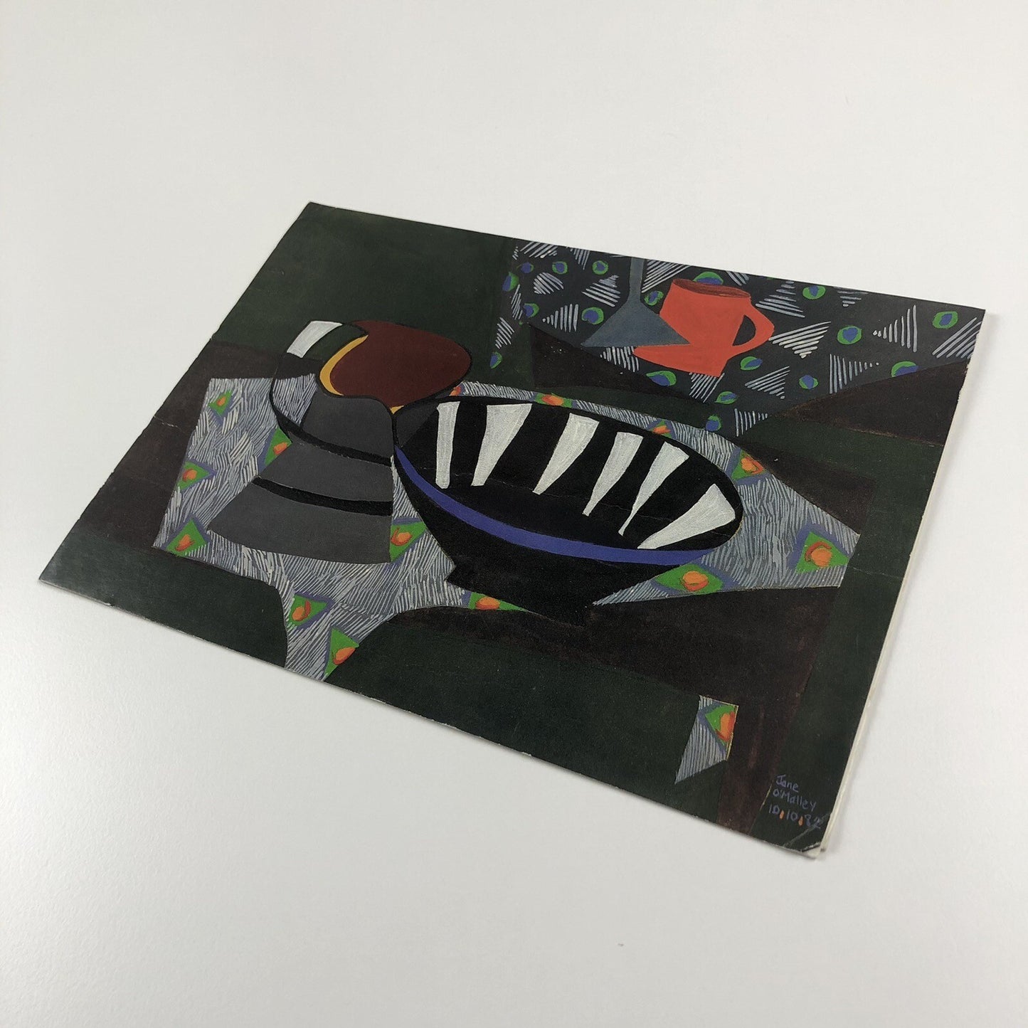 Promotional card – Jane O'Malley – Selection of Paintings 1977-86 | Montpelier Studio