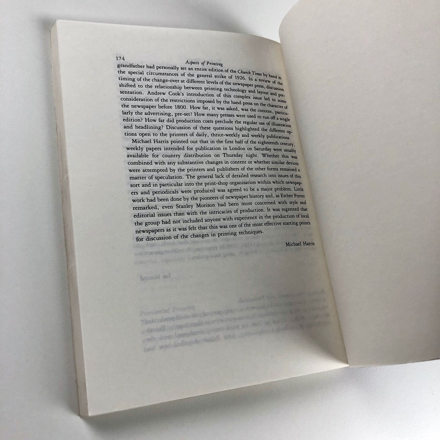 Aspects of Printing From 1600 | Robin Myers and Michael Harris | Publishing Pathways, 1987