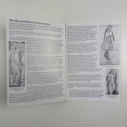 Arnold Auerbach 1898-1978. A Centenary Tribute to a Sculptor’s Graphic Art text by Elizabeth Harvey-Lee | The London Original Print Fair and The Royal Academy, 1998