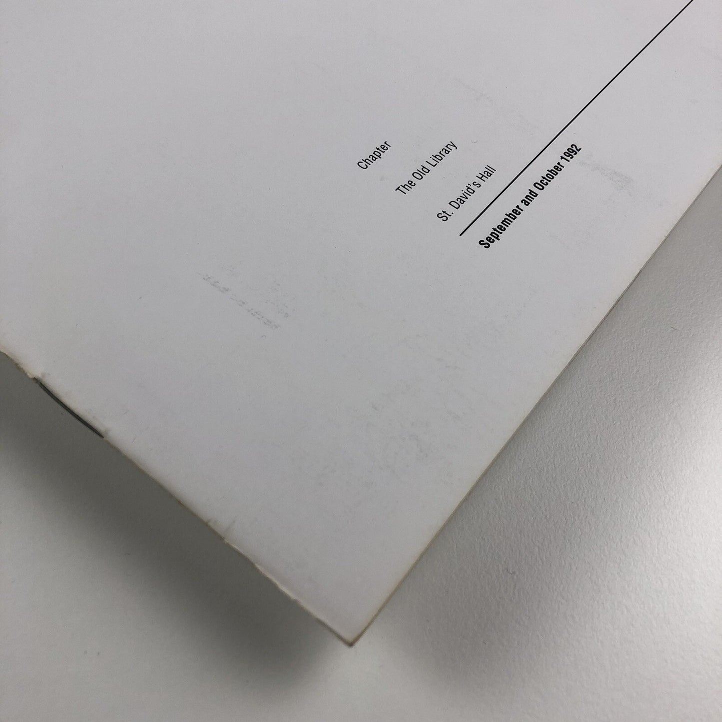 German voices. Living Spaces | Chapter programme | Cardiff 1992