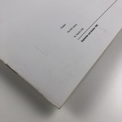 German voices. Living Spaces | Chapter programme | Cardiff 1992