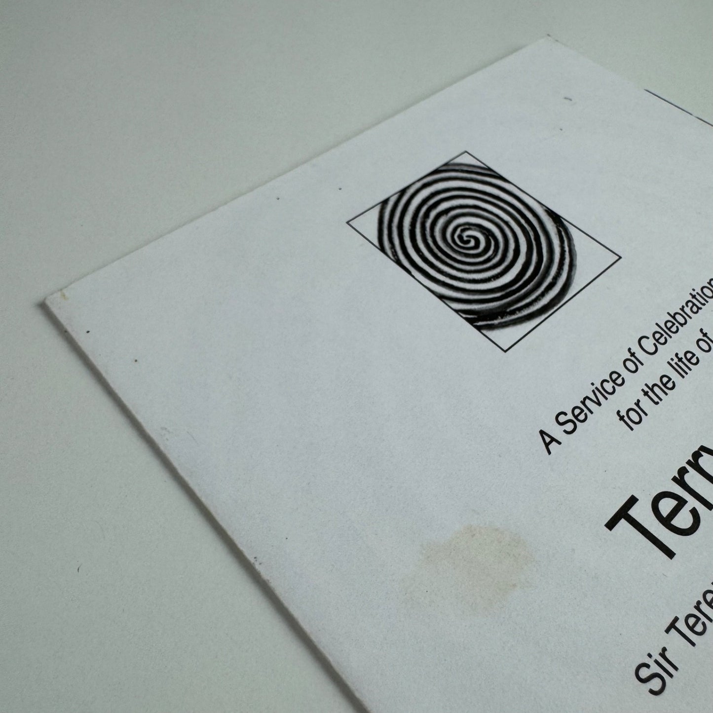 Service of Celebration leaflet for the life of Terry Frost St Peter’s Church Newlyn 2003